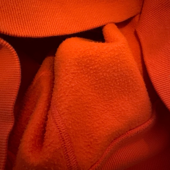 Lululemon Bright Orange Zip-up Scuba - Picture 4 of 4